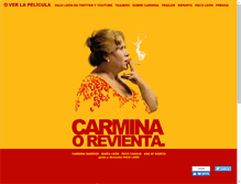 Tablet Screenshot of carminaorevienta.com